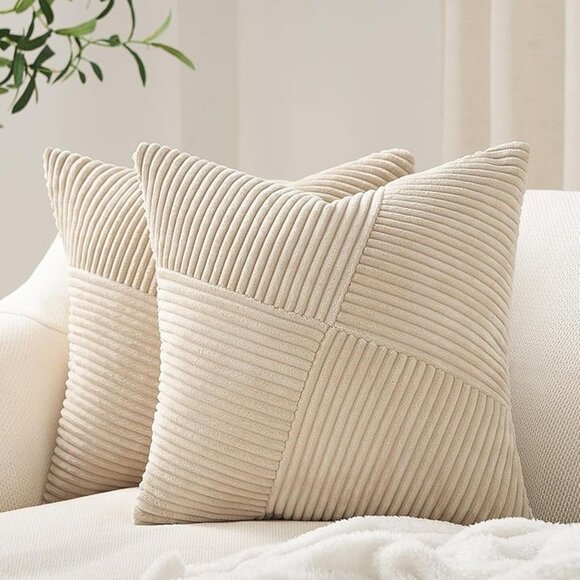 Other - NEW Set of 2 Decorative Throw Pillow Covers 18x18